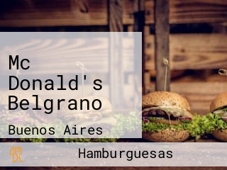 Mc Donald's Belgrano