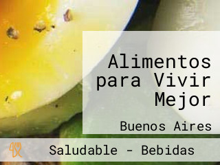 Alimentos para Vivir Mejor