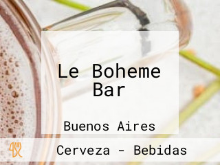 Le Boheme Bar