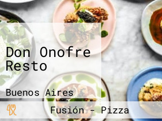 Don Onofre Resto