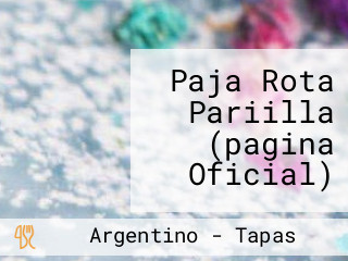 Paja Rota Pariilla (pagina Oficial)