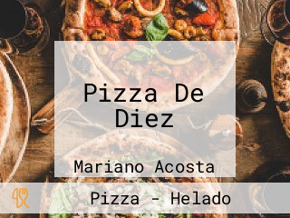 Pizza De Diez