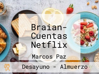 Braian- Cuentas Netflix