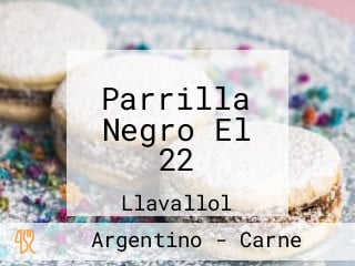 Parrilla Negro El 22