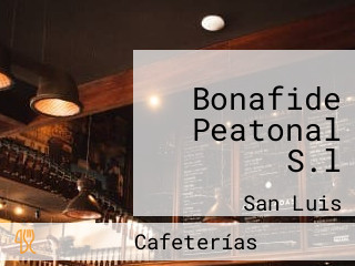 Bonafide Peatonal S.l