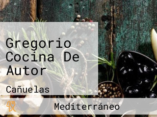 Gregorio Cocina De Autor