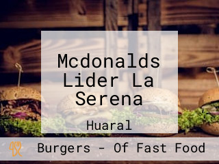 Mcdonalds Lider La Serena