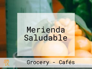 Merienda Saludable