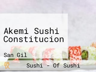 Akemi Sushi Constitucion