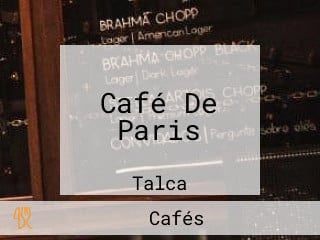 Café De Paris