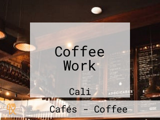 Coffee Work