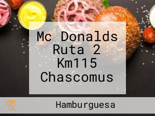 Mc Donalds Ruta 2 Km115 Chascomus