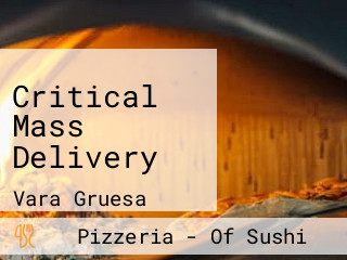 Critical Mass Delivery