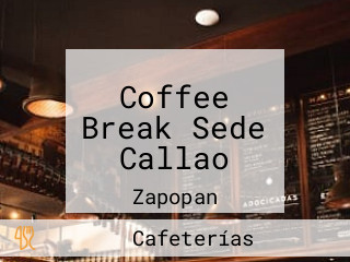 Coffee Break Sede Callao