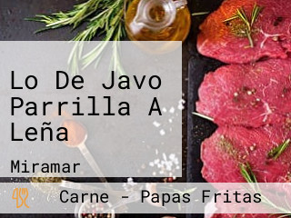 Lo De Javo Parrilla A Leña