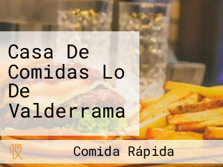 Casa De Comidas Lo De Valderrama