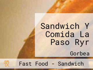 Sandwich Y Comida La Paso Ryr