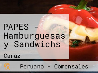 PAPES - Hamburguesas y Sandwichs