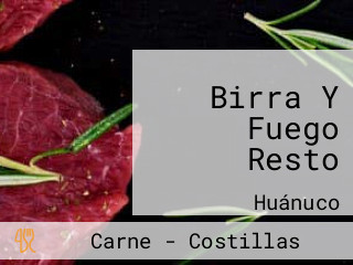 Birra Y Fuego Resto