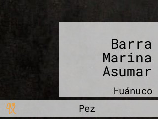 Barra Marina Asumar