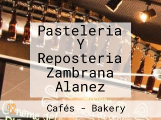 Pasteleria Y Reposteria Zambrana Alanez