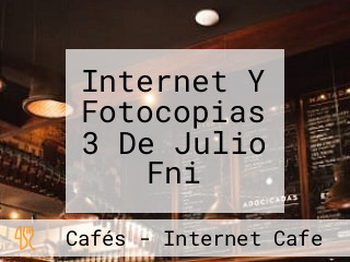 Internet Y Fotocopias 3 De Julio Fni