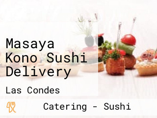 Masaya Kono Sushi Delivery