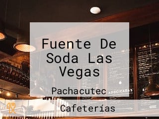 Fuente De Soda Las Vegas