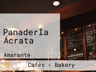 PanaderÍa Ácrata