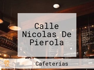 Calle Nicolas De Pierola