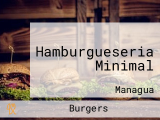 Hamburgueseria Minimal