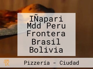 IÑapari Mdd Peru Frontera Brasil Bolivia