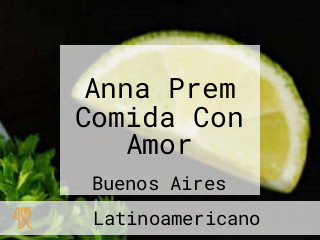 Anna Prem Comida Con Amor