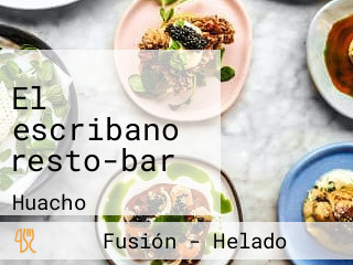 El escribano resto-bar